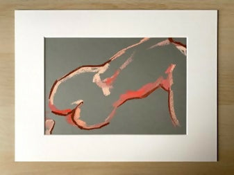 Silhouette in Pastel VI