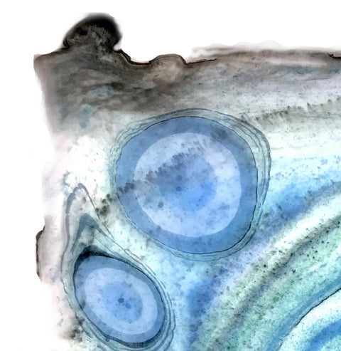 Celestial echoes in blue I