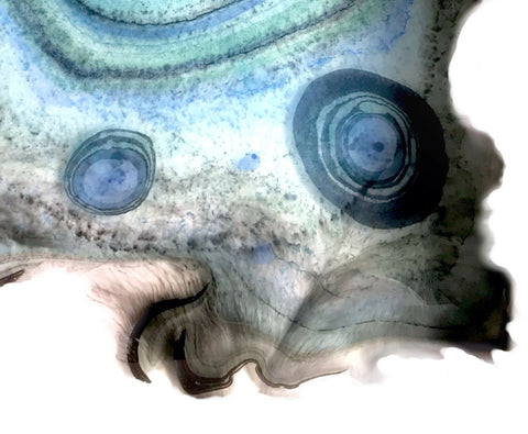 Celestial echoes in blue I