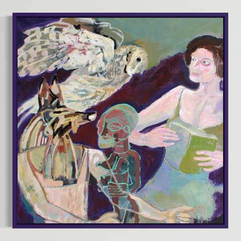 Athena and the Watching Owl