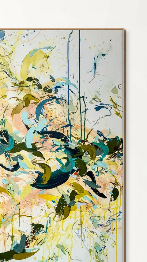 JoFitzGerald_breatheandletgo_mixedmediaabstractpainting_cornerdetail_122x122