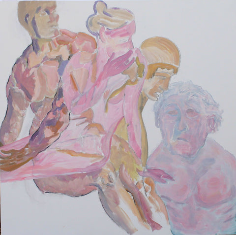 Four Figures Falling Together
