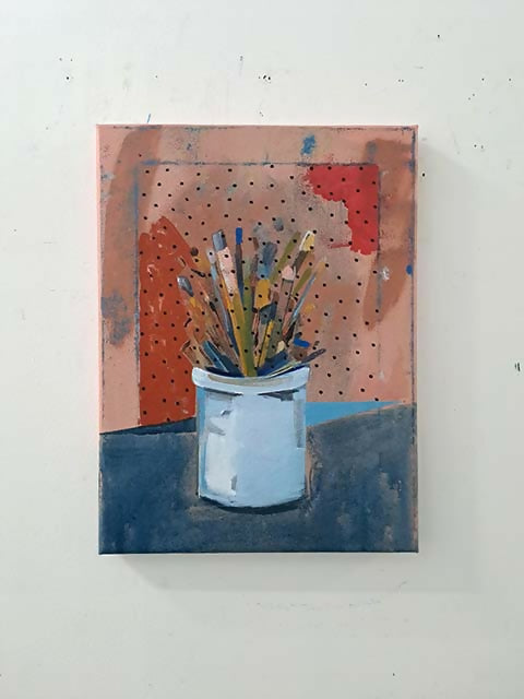 Pot of Bristles