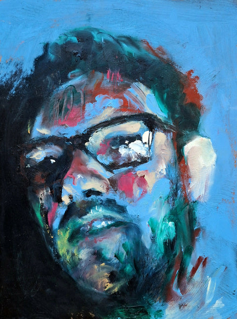 Self Portrait in Blue