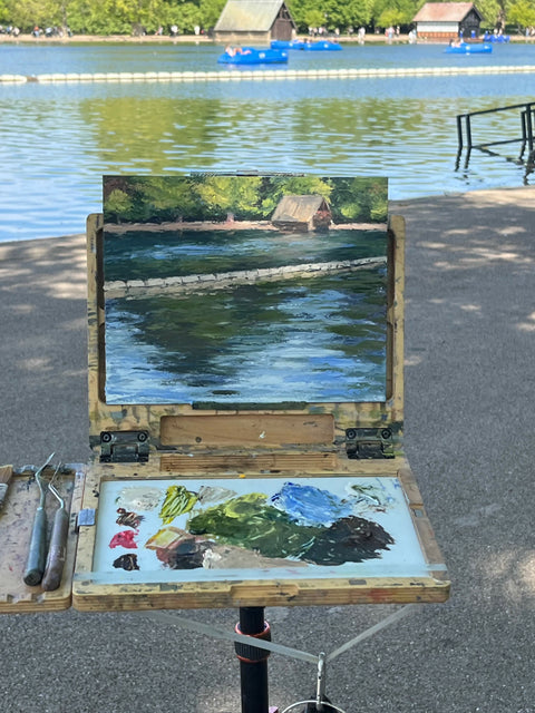 Reflections at the Serpentine Lido