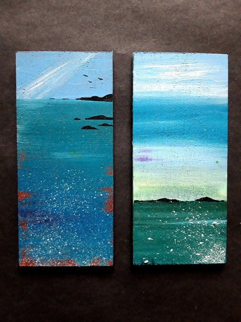 Seascapes on Wood