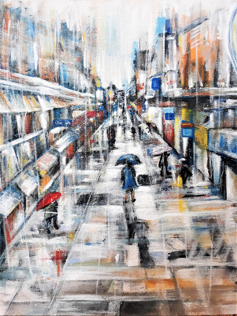 Street in the Rain