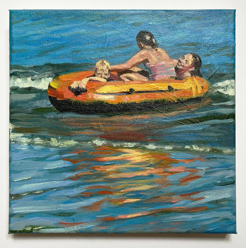 In the Shallows with the Dinghy