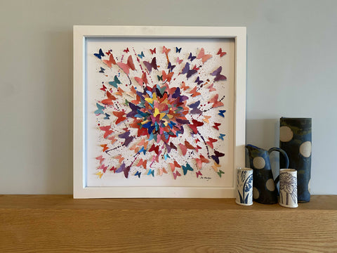 A pop of colour - watercolour butterflies