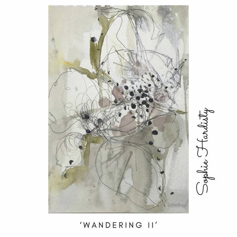 "Wandering II" Abstract Liberation Series- Mixed Media drawings
