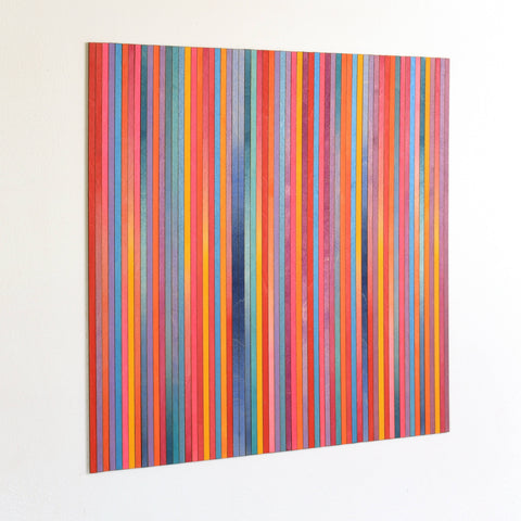 Irregular Stripe Red Blue