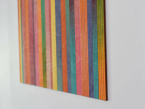 Irregular ombre stripe panel Painting