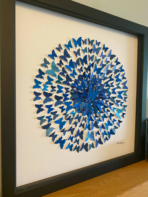 All the blues - watercolour butterflies