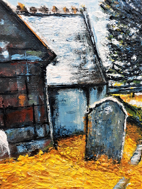 St Uny Churchyard at Lelant, Cornwall