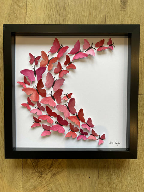 Paper Butterflies - Sweeping pinks