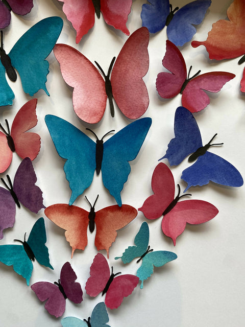 Butterfly Box - Comourful Bouquet