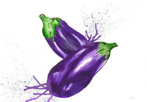 Aubergines Giclee Print