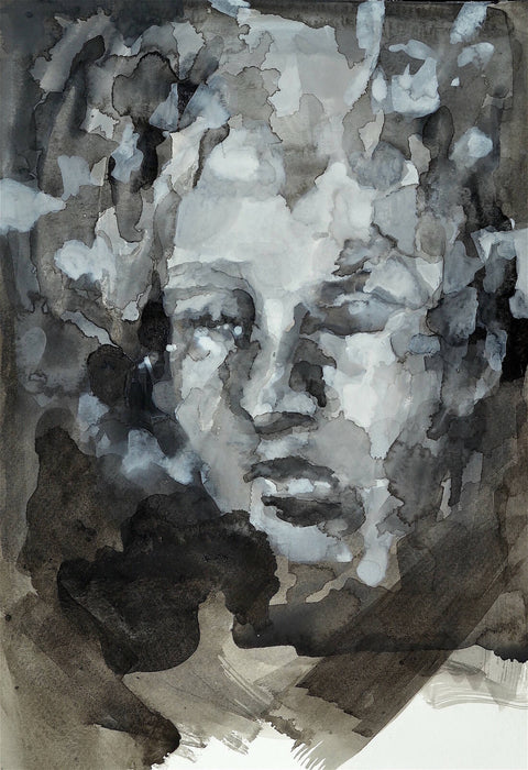 Waking - Gouache painting