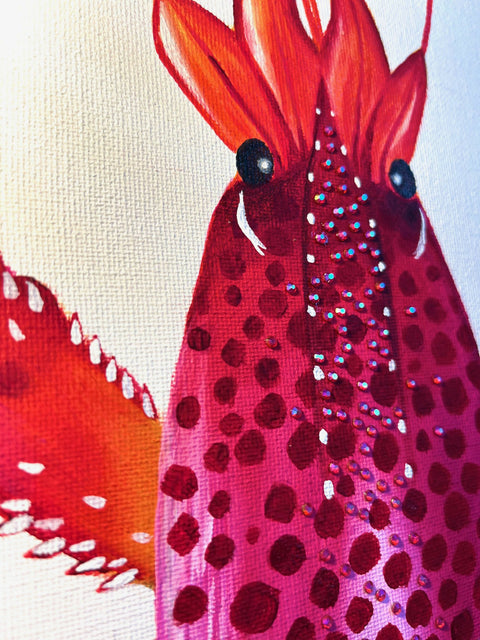 Sparkly Pink Lobster