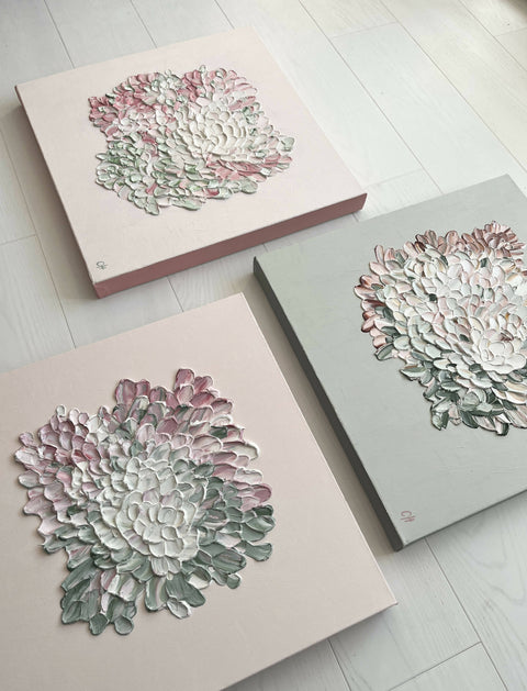 Ophelia Hydrangea on Slipper Pink