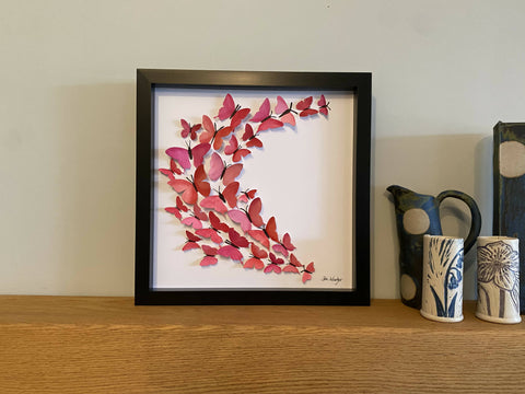 Paper Butterflies - Sweeping pinks
