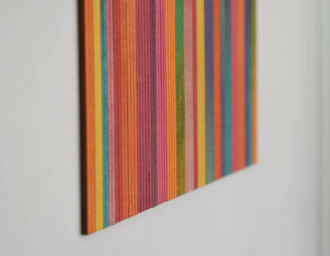 Irregular ombre stripe panel Painting