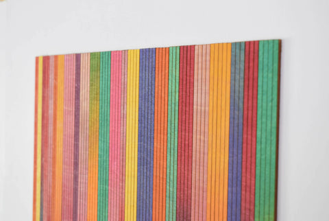 Irregular ombre stripe panel Painting