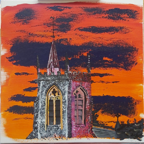 Church at sunrise