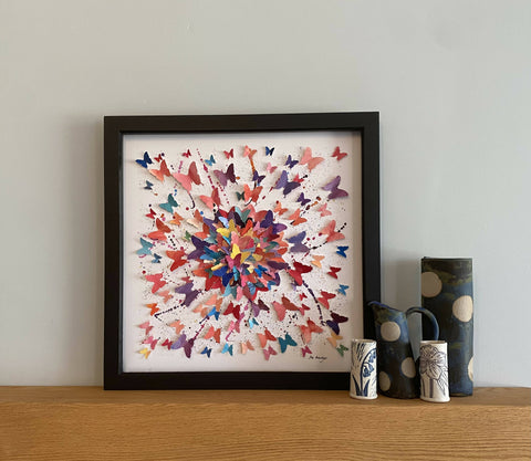 A pop of colour - watercolour butterflies