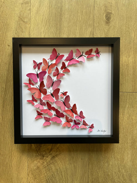 Paper Butterflies - Sweeping pinks
