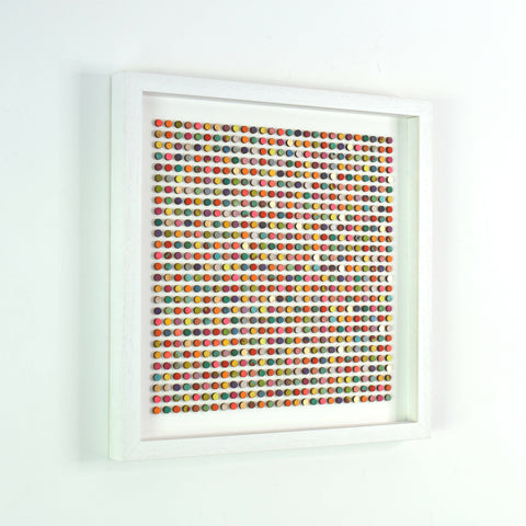 Seven Hundred and Twenty Nine Painted Dots with Gold