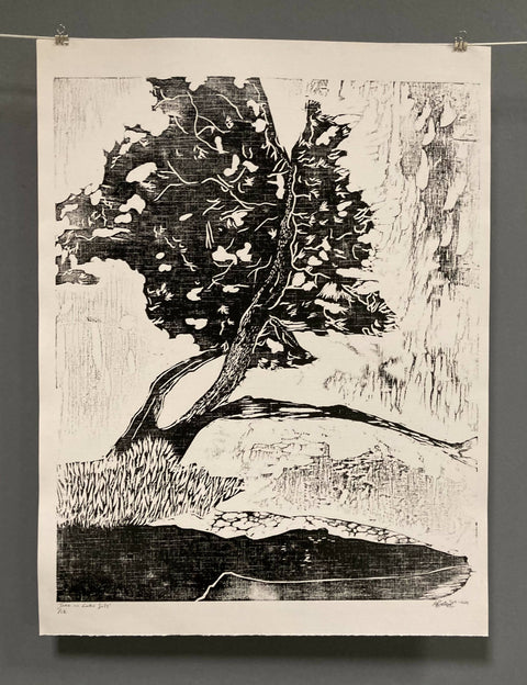 Tree on Lake Sils