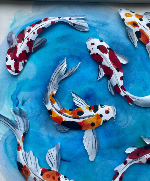Koi Carp - joyful surrender