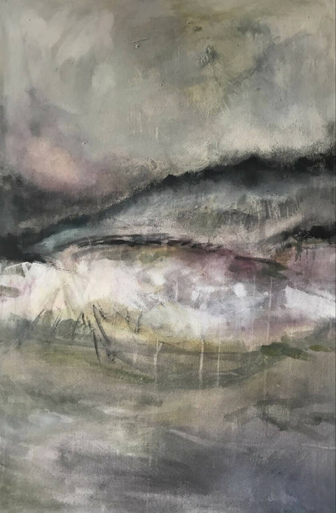 "Mist" Original Canvas from my Reflections series.