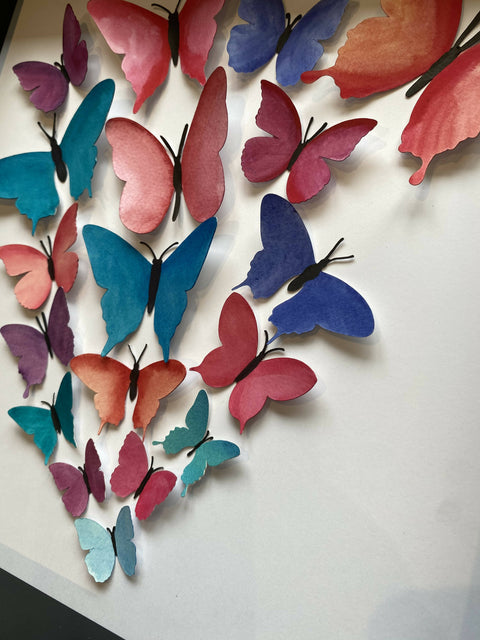 Butterfly Box - Comourful Bouquet