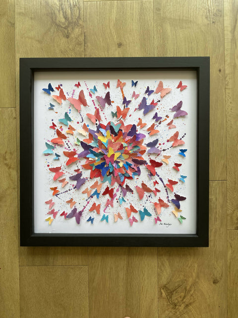 A pop of colour - watercolour butterflies