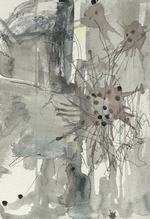 "Symbol of Hope" Abstract Liberation Series - Mixed Media Drawings