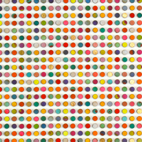 Seven Hundred and Twenty Nine Painted Dots with Gold