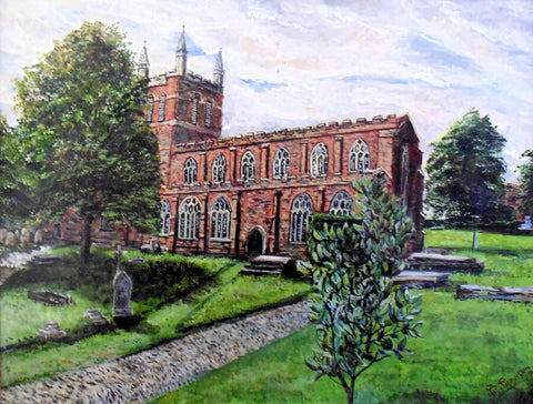 HOLY CROSS CHURCH CREDITON DEVON UK