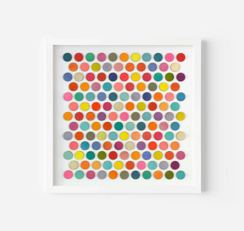 137 SEVEN PAINTED DOTS COLLAGE