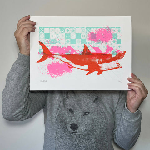 Fancy A Dip (Turquoise Pink Red)