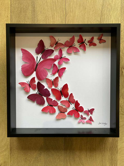 Butterfly Box - Sweeping pinks