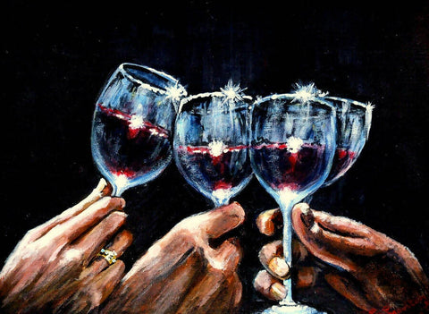CHEERS IN RED WINE