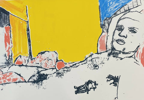 Reclining, nude