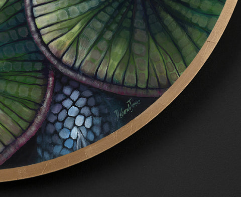 Aurora - Gold Leafed Glass Orb