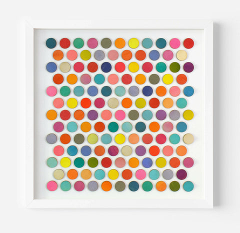 137 SEVEN PAINTED DOTS COLLAGE