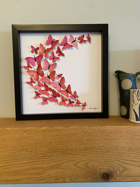 Paper Butterflies - Sweeping pinks
