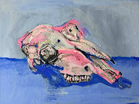 Skull Azul y Rosa