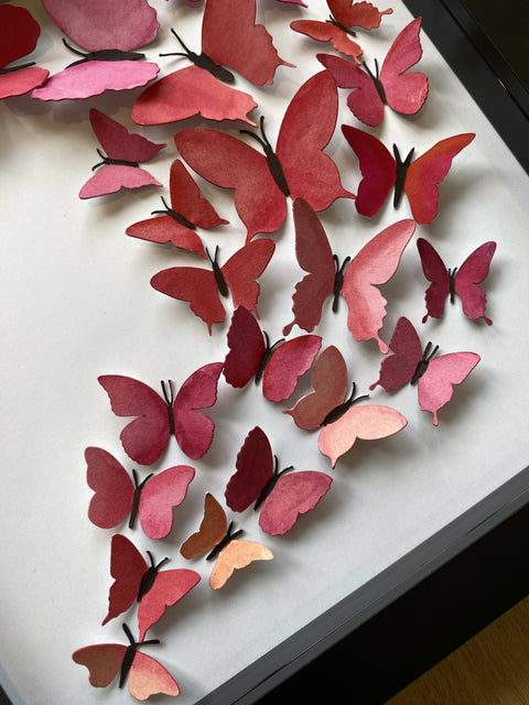 Paper Butterflies - Chasing pinks