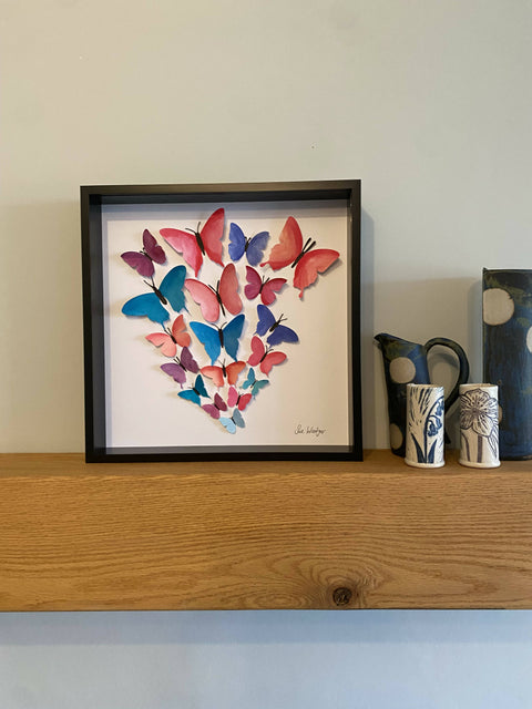Butterfly Box - Comourful Bouquet